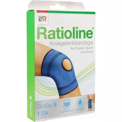 RATIOLINE aktiv kneleddsbandasje størrelse S, 1 stk
