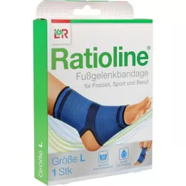 RATIOLINE aktiv ankelbandasje størrelse L, 1 stk