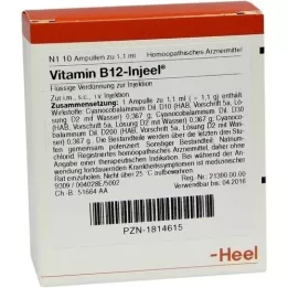 VITAMIN B12 INJEEL Ampuller, 10 stk