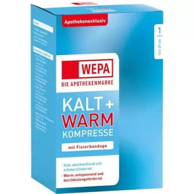 KALT-WARM Komprimer 12x29 cm med festebånd, 1 stk KALT-WARM Komprimer 12x29 cm med festebånd, 1 stk
