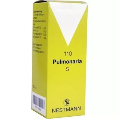 PULMONARIA S 110 dråper, 100 ml PULMONARIA S 110 dråper, 100 ml