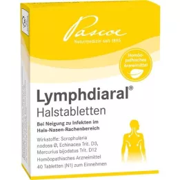 LYMPHDIARAL HALTABLETTER, 40 stk