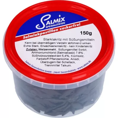SALMIX Salmiakkpastiller sukkerfri, 150 g