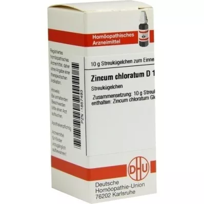 ZINCUM CHLORATUM D 12 kuler, 10 g ZINCUM CHLORATUM D 12 kuler, 10 g