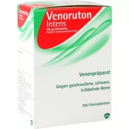 VENORUTON intense filmdrasjerte tabletter, 100 stk