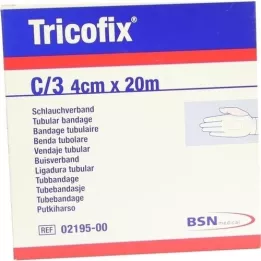 TRICOFIX Rørbandasje størrelse C 4 cmx20 m, 1 stk