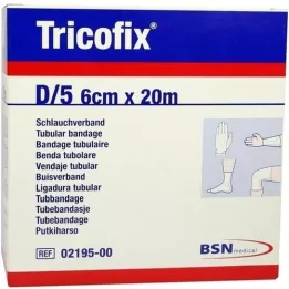 TRICOFIX Rørbandasje størrelse D 6 cmx20 m, 1 stk