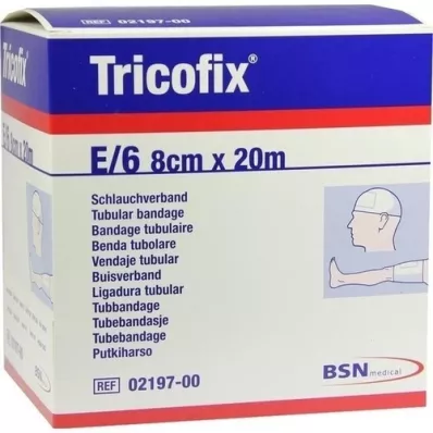TRICOFIX Rørbandasje størrelse E 8 cmx20 m, 1 stk TRICOFIX Rørbandasje størrelse E 8 cmx20 m, 1 stk