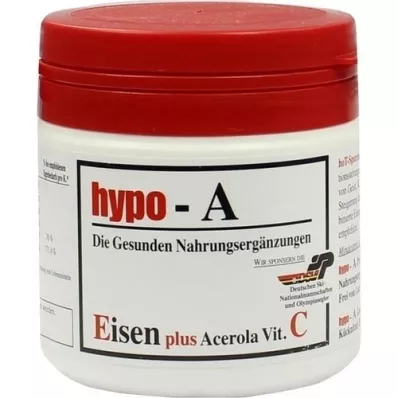 HYPO A Iron + Acerola Vitamin C-kapsler, 120 stk