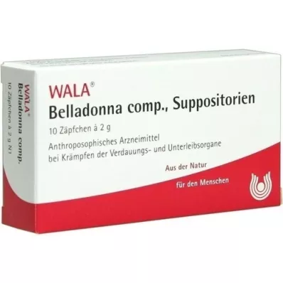 BELLADONNA COMP.Stikkpiller, 10X2 g BELLADONNA COMP.Stikkpiller, 10X2 g