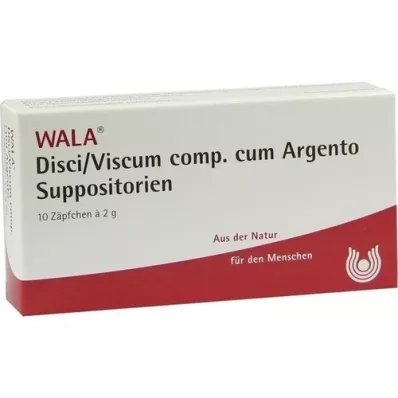 DISCI/Viscum comp.cum Argento suppositorier, 10X2 g DISCI/Viscum comp.cum Argento suppositorier, 10X2 g