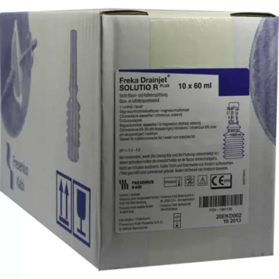 FREKA DRAINJET Solutio R Plus-flaske, 10X60 ml FREKA DRAINJET Solutio R Plus-flaske, 10X60 ml