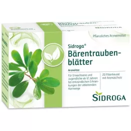 SIDROGA Bearberry blad te filterpose, 20X2,0 g