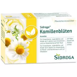 SIDROGA Tefilterposer med kamilleblomst, 20X1,5 g