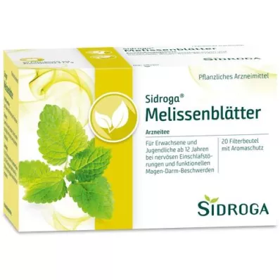 SIDROGA Melissa blad te filterposer, 20X1,5 g SIDROGA Melissa blad te filterposer, 20X1,5 g