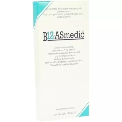 B12 ASMEDIC ampuller, 10X1 ml