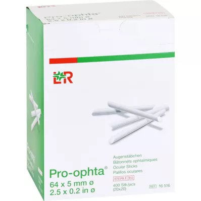 PRO-OPHTA Sterile øyepinner, 400 stykker