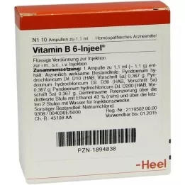 VITAMIN B6 INJEEL Ampuller, 10 stk
