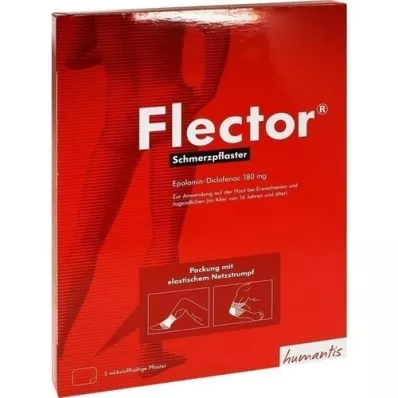 FLECTOR Smerteplaster + elastiske nettstrømper, 5 stk FLECTOR Smerteplaster + elastiske nettstrømper, 5 stk