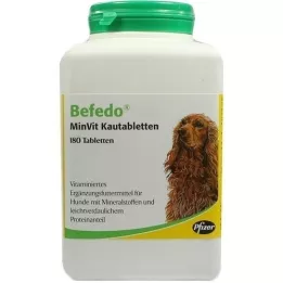 BEFEDO MinVit tyggetabletter for hunder, 180 stk