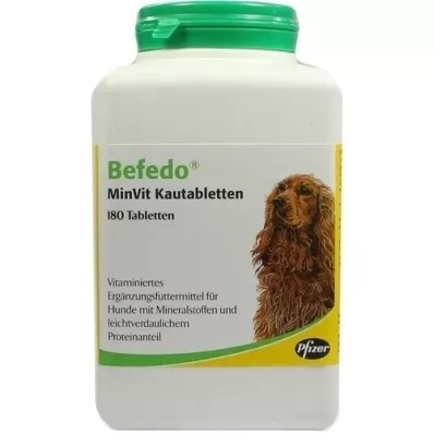 BEFEDO MinVit tyggetabletter for hunder, 180 stk BEFEDO MinVit tyggetabletter for hunder, 180 stk
