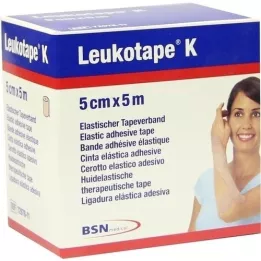 LEUKOTAPE Str 5 cm hudfarget, 1 stk