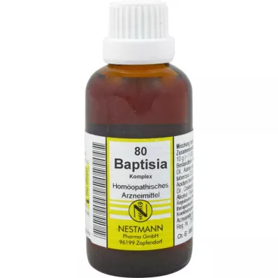 BAPTISIA KOMPLEX No.80 Fortynning, 50 ml BAPTISIA KOMPLEX No.80 Fortynning, 50 ml