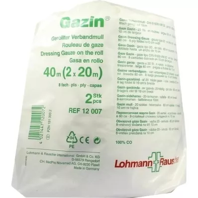 GAZIN Bandasjebind 10 cmx40 m 8-fold, 1 stk GAZIN Bandasjebind 10 cmx40 m 8-fold, 1 stk