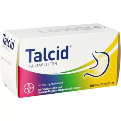 TALCID Tyggetabletter, 100 stk TALCID Tyggetabletter, 100 stk
