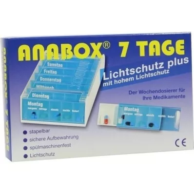 ANABOX 7 dager solbeskyttelse pluss, 1 stk ANABOX 7 dager solbeskyttelse pluss, 1 stk