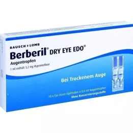 BERBERIL Øyedråper EDO med tørre øyne, 10X0,6 ml