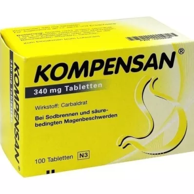KOMPENSAN Tabletter 340 mg, 100 stk