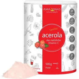 ACEROLA 100 % naturlig vitamin C-pulver, 500 g