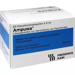 AMPUWA Plastforsterker.Injeksjons-/infusjonsløsning, 20X5 ml