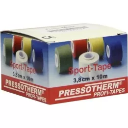 PRESSOTHERM Sportstape 3,8 cmx10 m blå, 1 stk