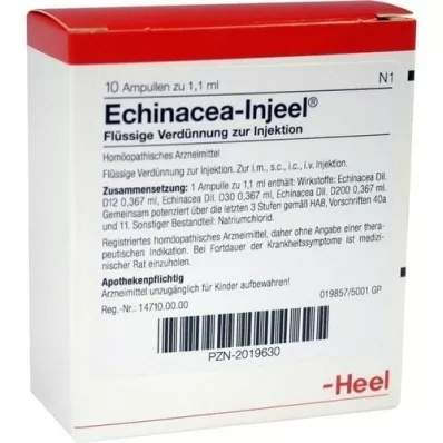ECHINACEA INJEEL Ampuller, 10 stk