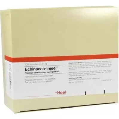 ECHINACEA INJEEL Ampuller, 100 stk ECHINACEA INJEEL Ampuller, 100 stk