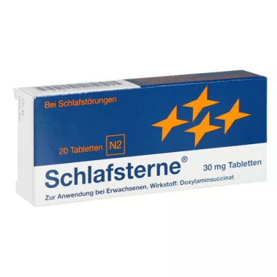 SCHLAFSTERNE Tabletter 20 stk., 20 stk SCHLAFSTERNE Tabletter 20 stk., 20 stk