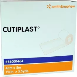 CUTIPLAST 4 cmx5 m sårbandasje i dispenser, 1 s