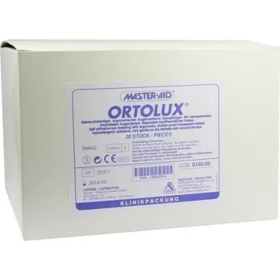 ORTOLUX Klokkeglassbandasje liten, 20 stk ORTOLUX Klokkeglassbandasje liten, 20 stk