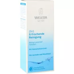 WELEDA 2-i-1 forfriskende rensemelk, 100 ml