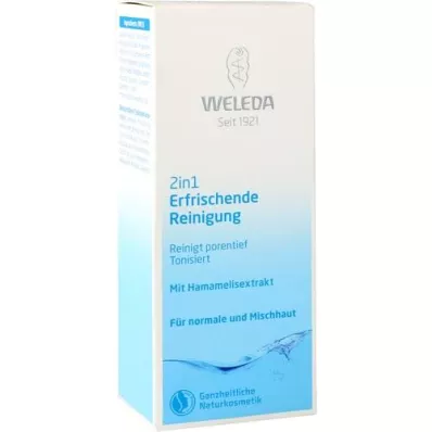 WELEDA 2-i-1 forfriskende rensemelk, 100 ml
