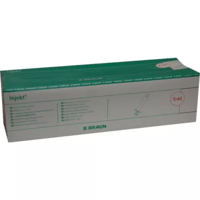 INJEKT Solo sprøyte 5 ml Luer eksentrisk PVC-fri, 100X5 ml INJEKT Solo sprøyte 5 ml Luer eksentrisk PVC-fri, 100X5 ml