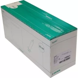 INJEKT Solo sprøyte 20 ml Luer eksentrisk PVC-fr., 100X20 ml