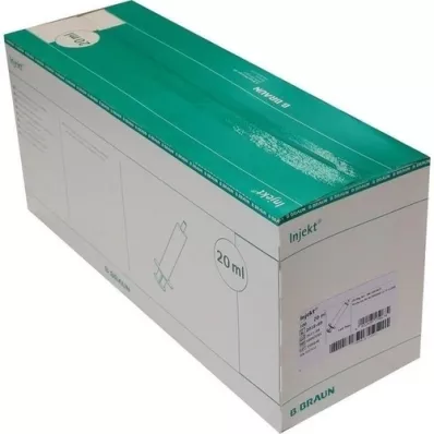 INJEKT Solo sprøyte 20 ml Luer eksentrisk PVC-fr., 100X20 ml INJEKT Solo sprøyte 20 ml Luer eksentrisk PVC-fr., 100X20 ml