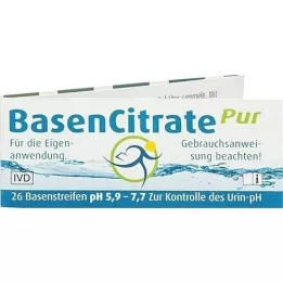 BASEN CITRATE Pur Teststr.pH 5,9-7,7 n.Apot.R.Keil, 26 stk