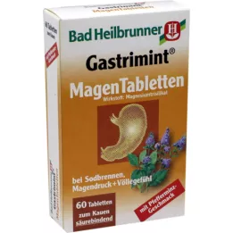 BAD HEILBRUNNER Gastrimint magetabletter, 60 stk