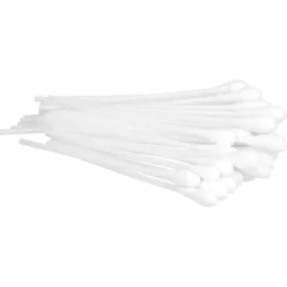 WATTESTÄBCHEN Plast stort hode 15 cm, 50 stk
