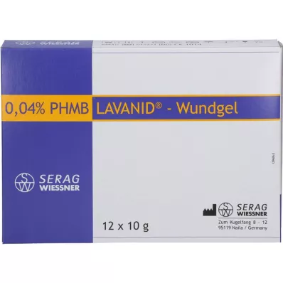 LAVANID Sårgelé, 12X10 g LAVANID Sårgelé, 12X10 g