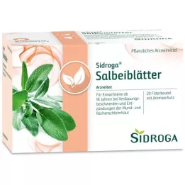 SIDROGA Tefilterposer av salvieblader, 20X1,5 g